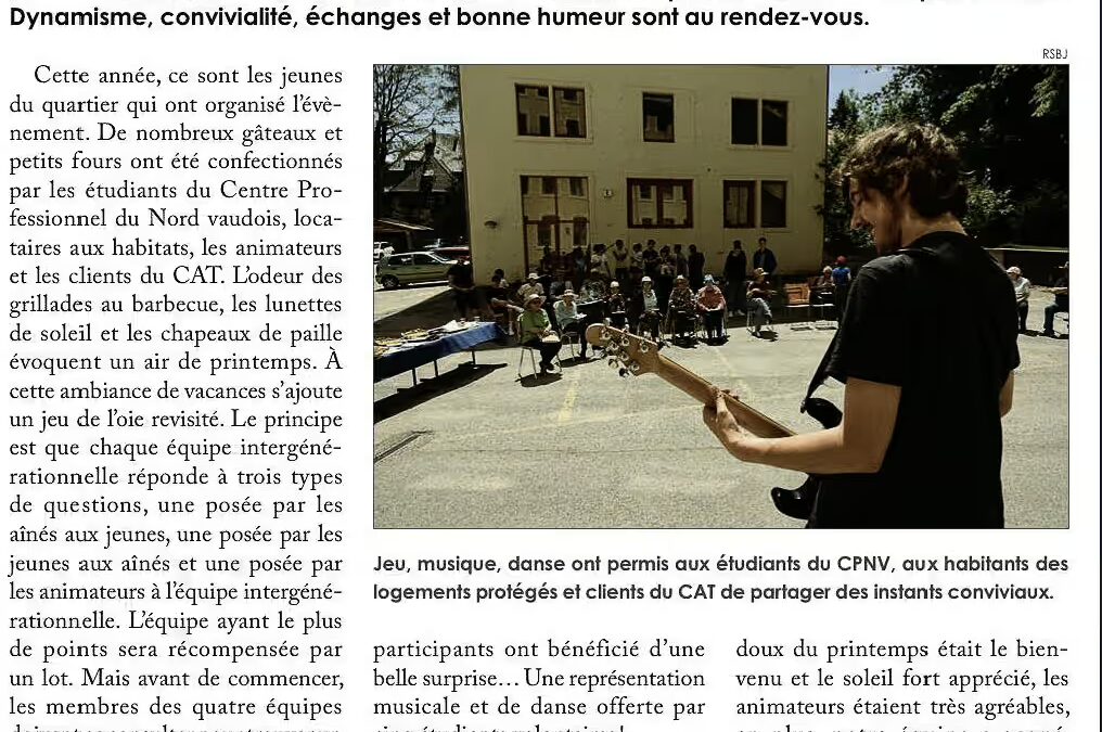 La fête des voisins aux Alpes